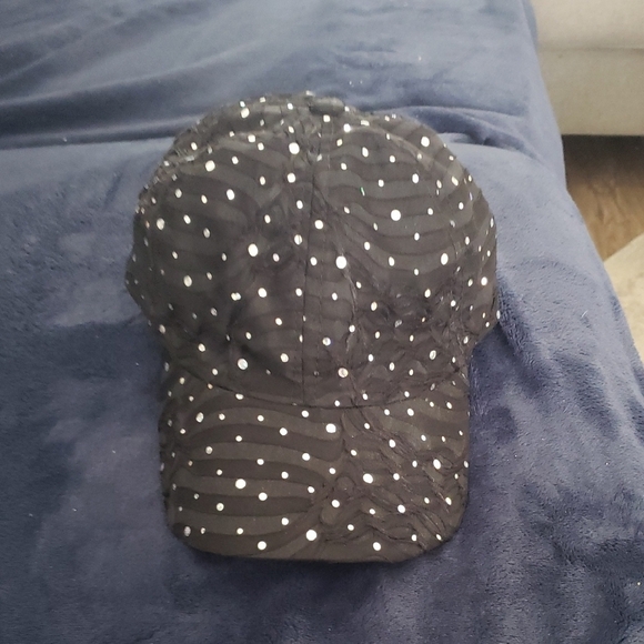 Other - Black Rhinestone-Studded Cap